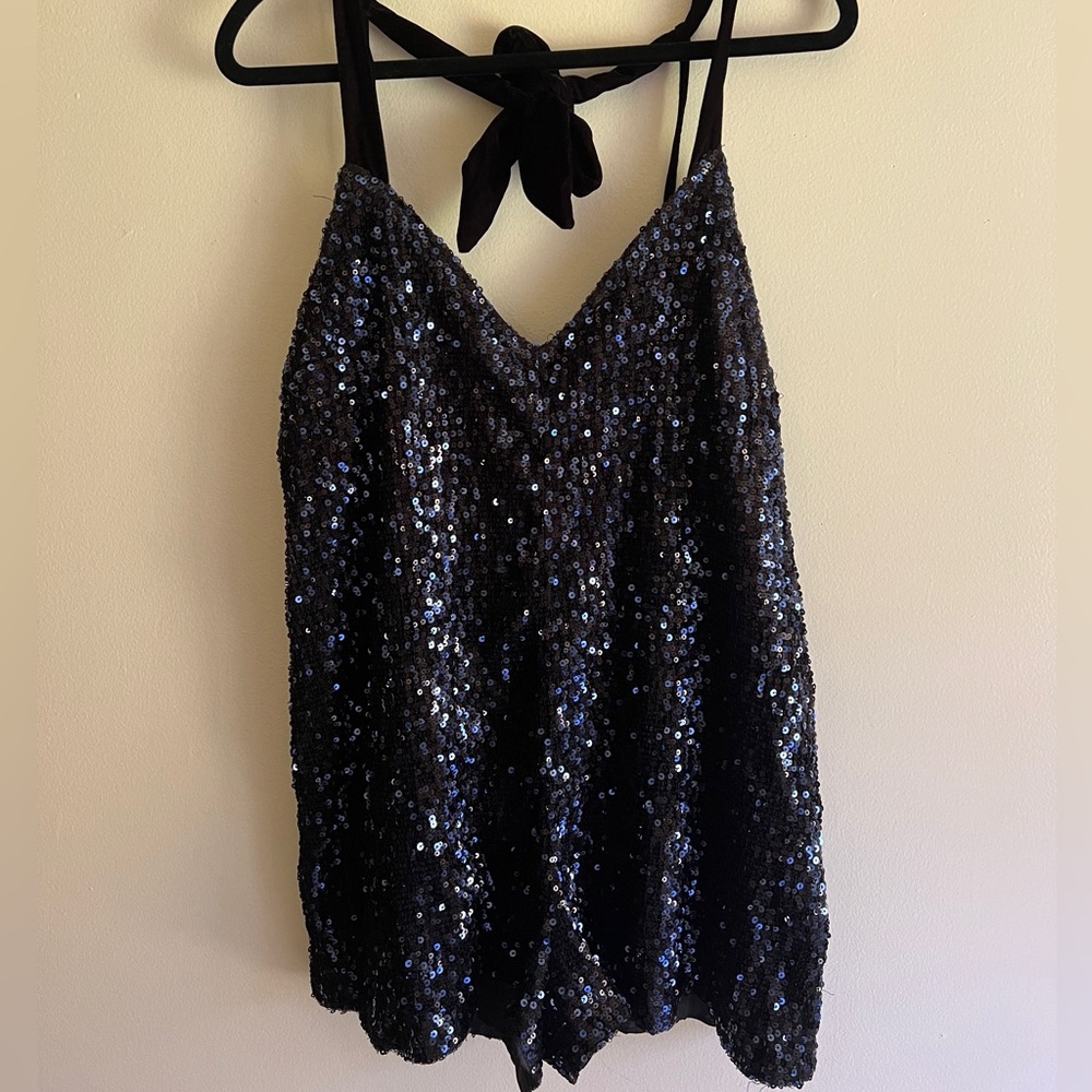 NWOT Free People Sequin Romper